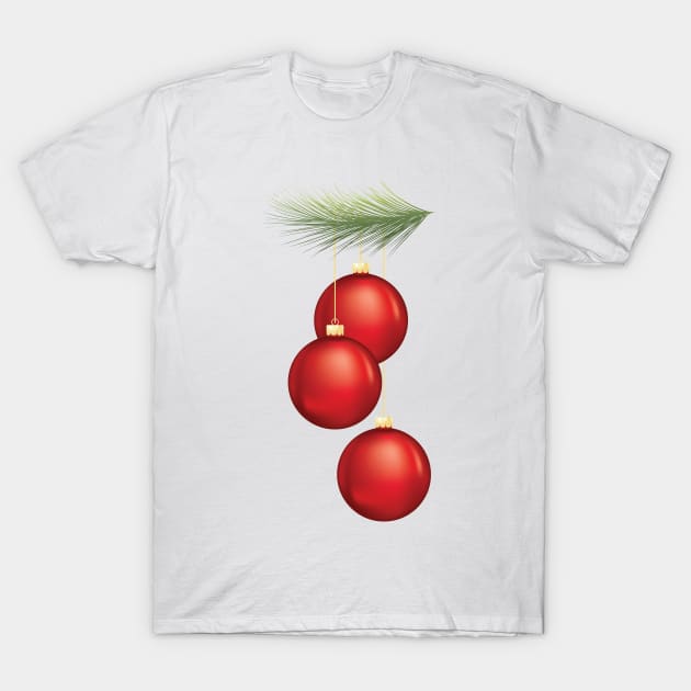 Cute Christmas Ornament T-Shirt by SWON Design